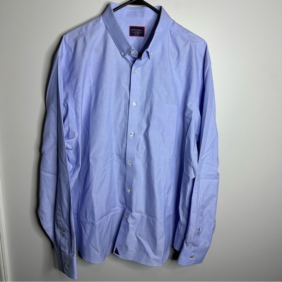 UNTUCKit Shirts Mens Untuckit Size Xxl Blue Long Sleeve Button Down
